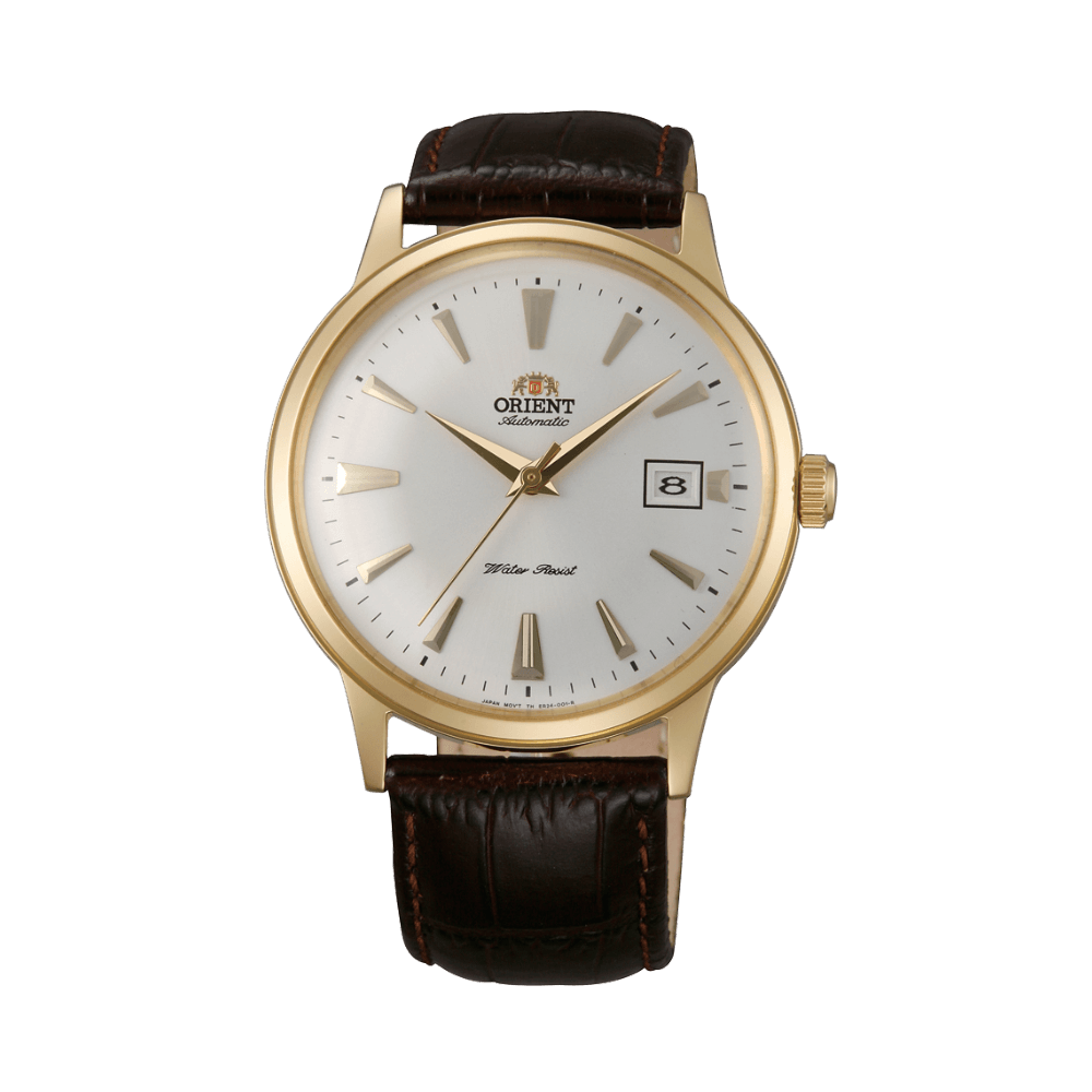 ORIENT: Mechanical Classic Watch, Leather Strap - 40.5mm (AC00003W)