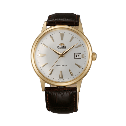 ORIENT: Mechanical Classic Watch, Leather Strap - 40.5mm (AC00003W)