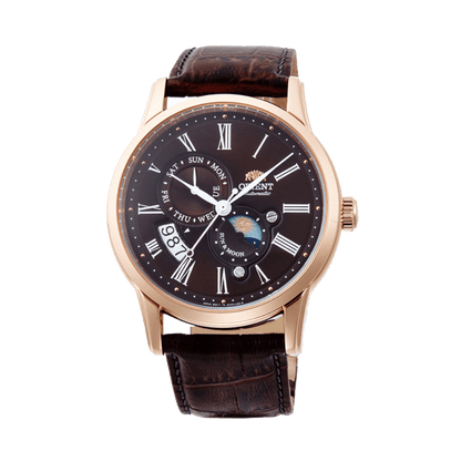 ORIENT: Mechanical Classic Watch, Leather Strap - 42.5mm (AK00003T)