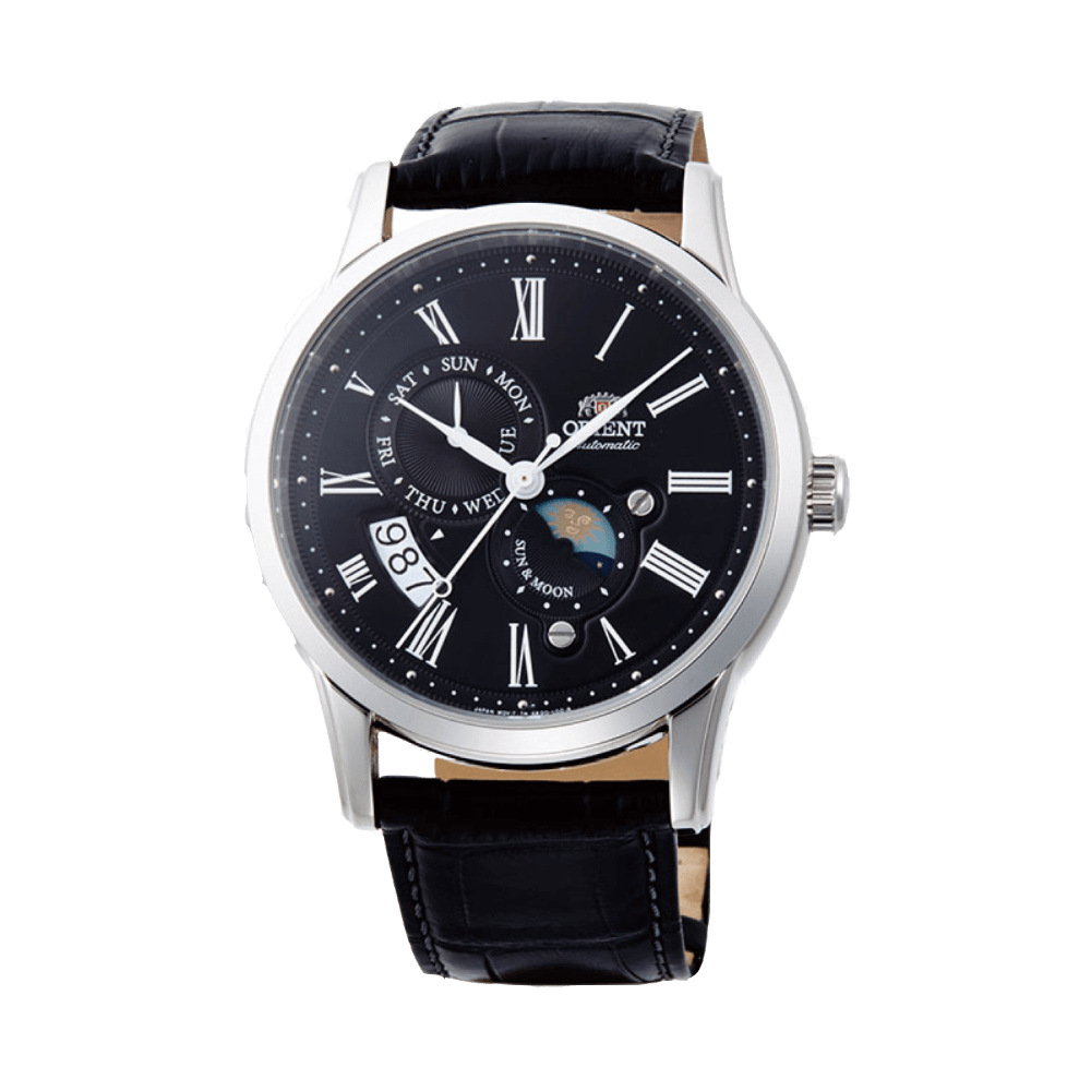 ORIENT: Mechanical Classic Watch, Leather Strap - 42.5mm (AK00004B)