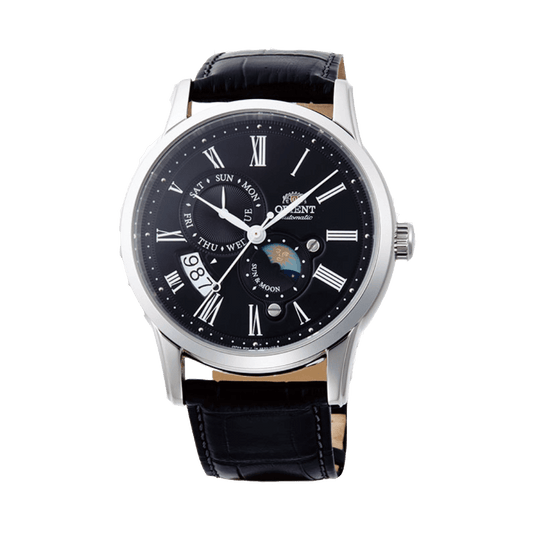 ORIENT: Mechanical Classic Watch, Leather Strap - 42.5mm (AK00004B)