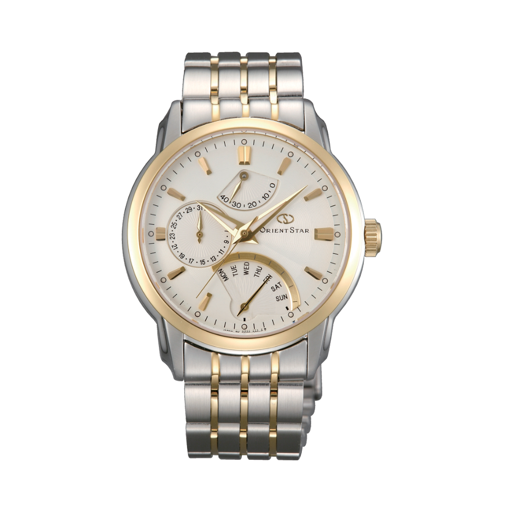 ORIENT STAR: Mechanical Contemporary Watch, Metal Strap - 39.5 mm (DE00001W)