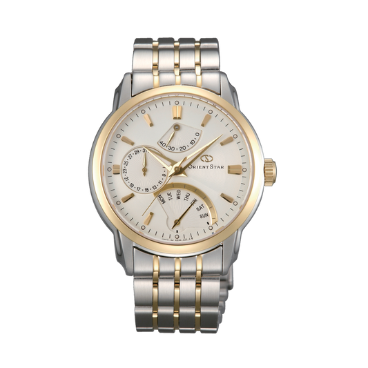 ORIENT STAR: Mechanical Contemporary Watch, Metal Strap - 39.5 mm (DE00001W)