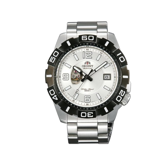 ORIENT: Diver Automatic Watch Open Heart Date White Dial DW03002W Made in Japan