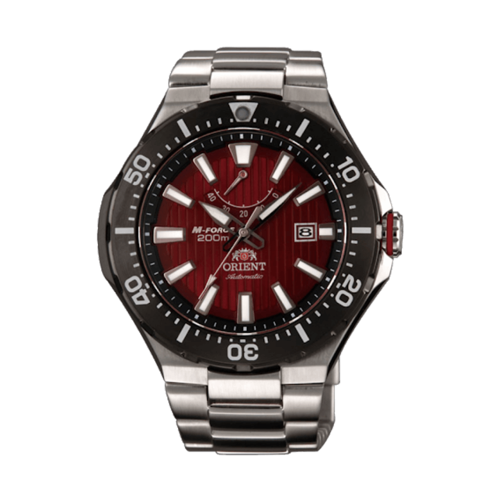 ORIENT: Mforce Delta Mechanical Sports Watch, Metal Strap - 49.0mm (EL07002H)