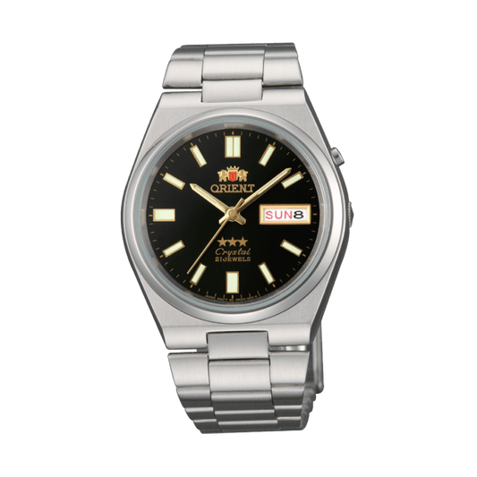 ORIENT: Mechanical Classic Tristar Watch, Metal Strap - 37mm (SEM1T018B)