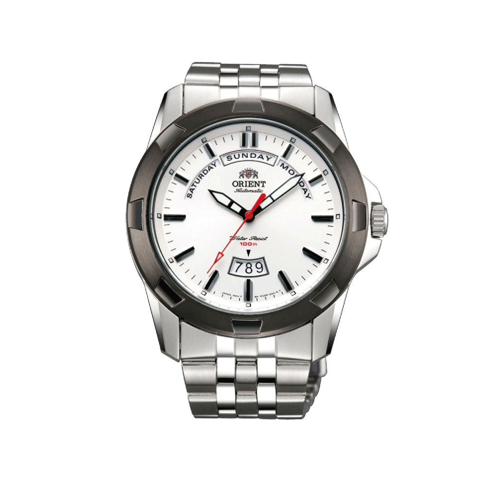 ORIENT: Independence Wide Calendar White Dial EV0R001W Automatic Watch Made in Japan