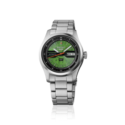 Seiko 5 Sports (SRPM09K1) HUF Limited Edition Automatic Watch Green Dial