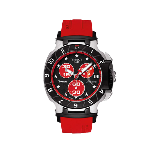 TISSOT T-Race Nicky Hayden T048.417.27.051.02 Black Red Dial Limited Edition Swiss Made