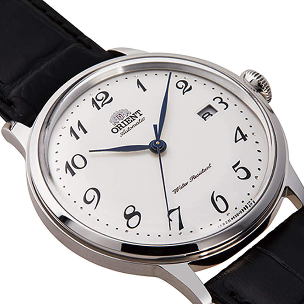 ORIENT: Mechanical Classic Watch, Leather Strap - 40.5mm (RA-AC0003S)