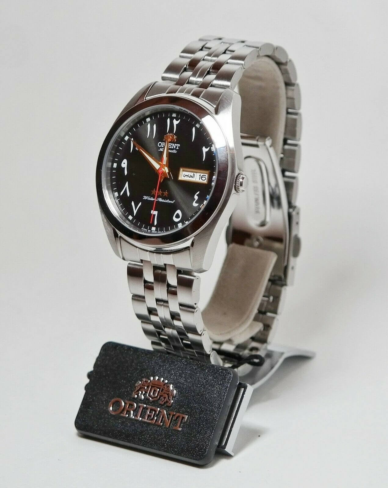 ORIENT: Mechanical Classic Tristar Watch, Metal Strap - 39mm (SAB0D005B)